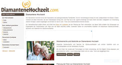 Desktop Screenshot of diamantenehochzeit.com